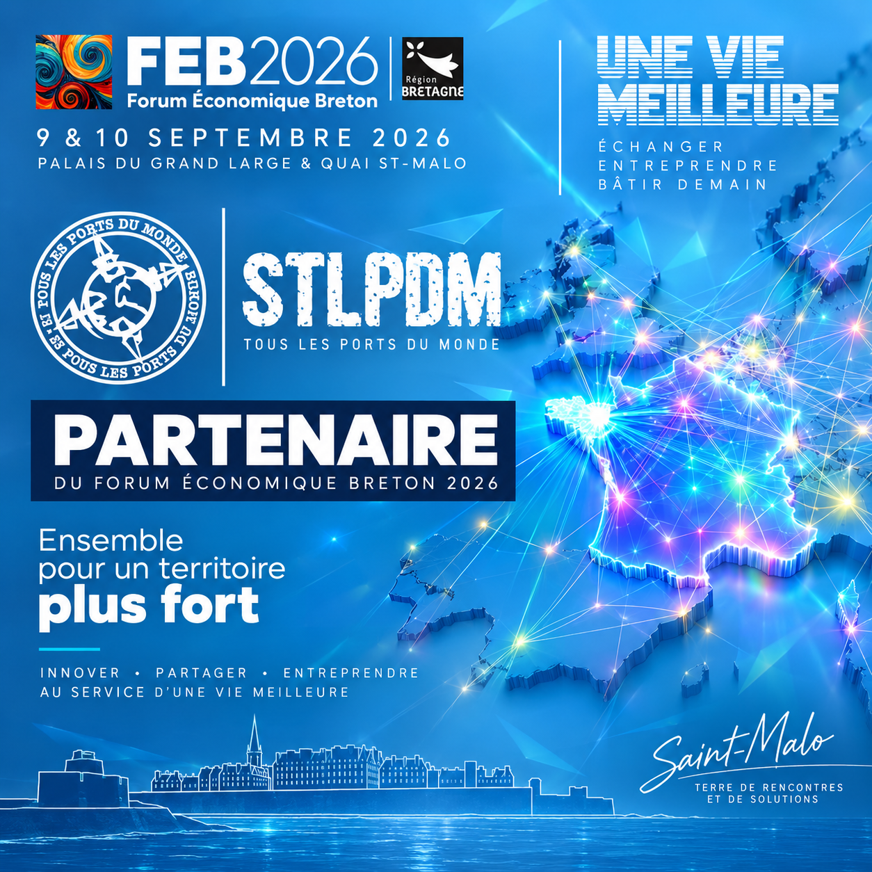 STLPDM partenaire du Forum Économique Breton 2026 à Saint-Malo